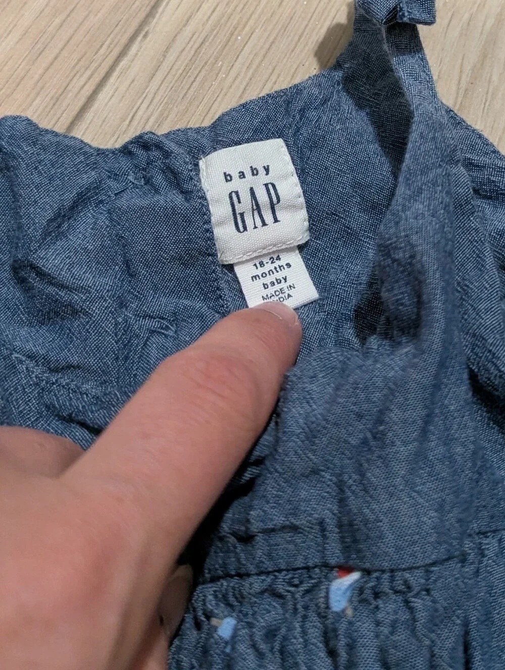 baby Gap Popsicle Chambray Dress